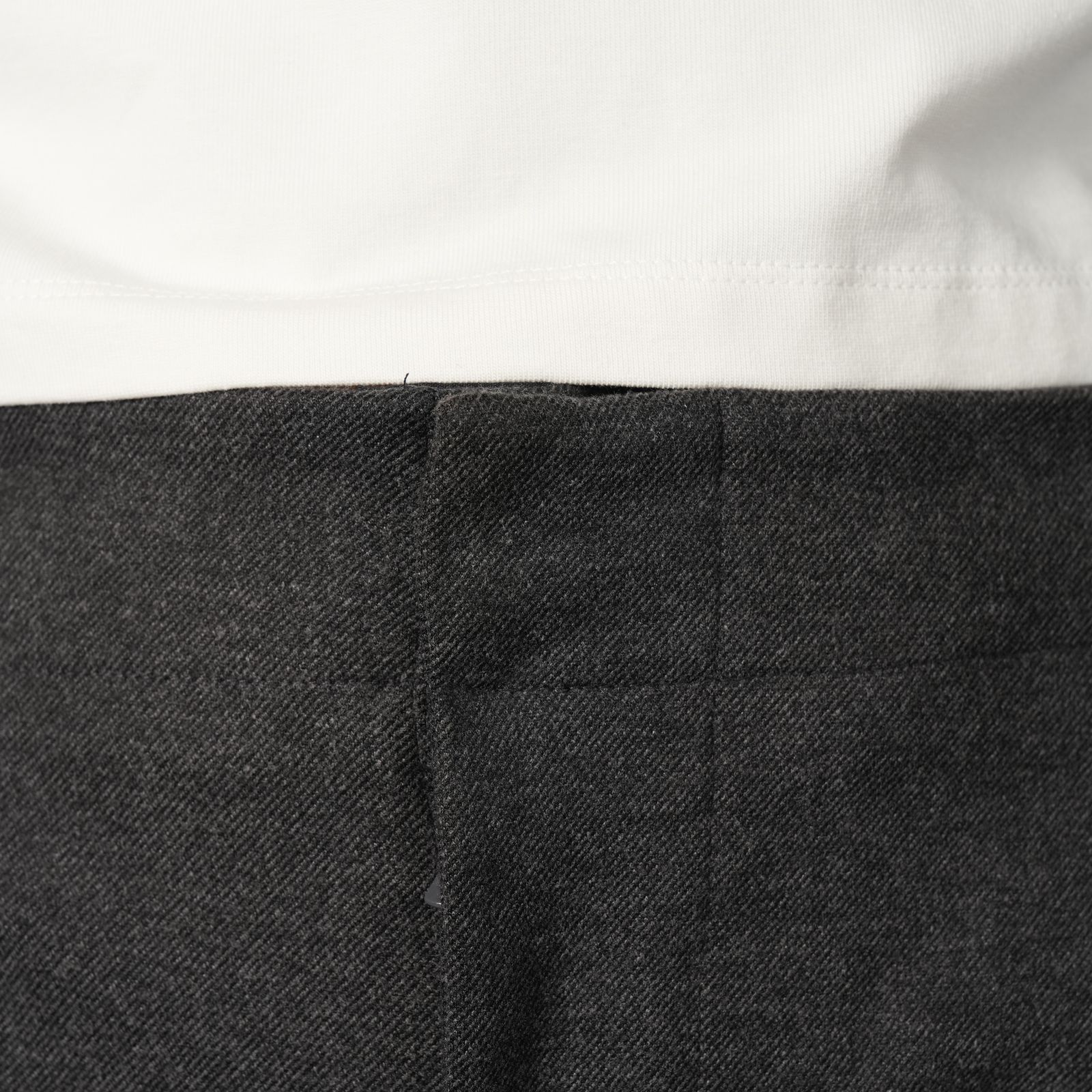 PULL ON PANT / プルオンパンツ (チャコールツィード)