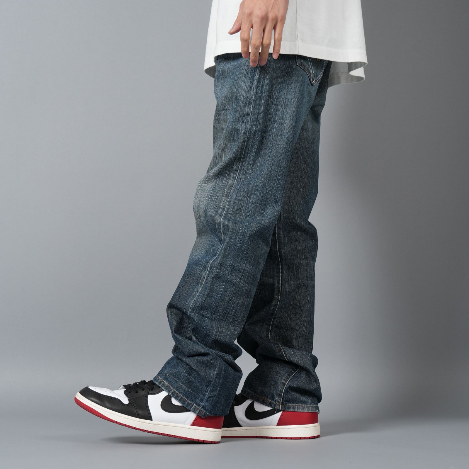【ラスト1点】BASICKS x Vintage Levi's Heart Pocket Denim / ハートポケットデニム [32インチ] (ブルー)