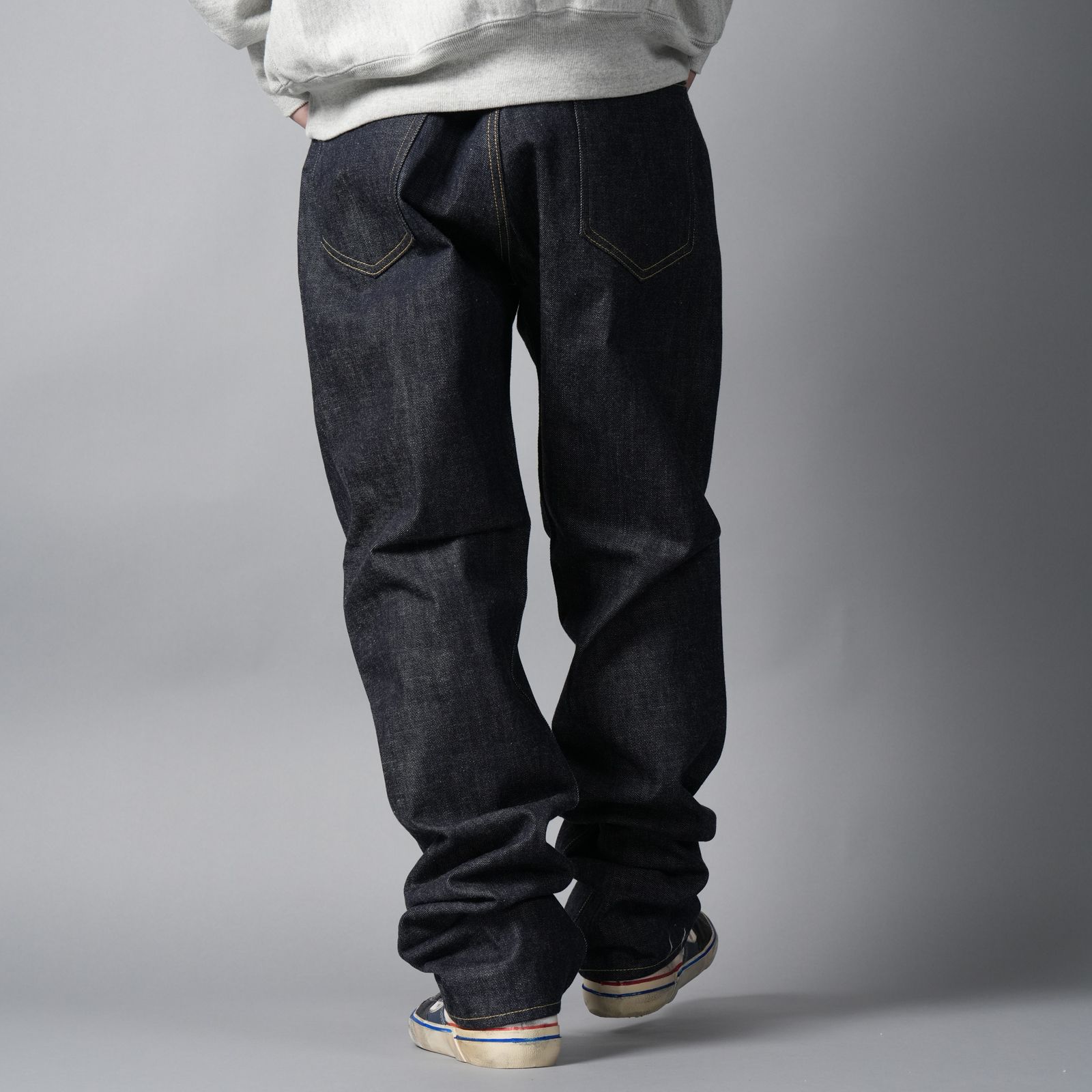 【残りわずか】【コラボ】SM-HR1-0000-C61 / BB_DENIM PNT /  5PKTS REGID / BLUE / デニムパンツ (ブルー)