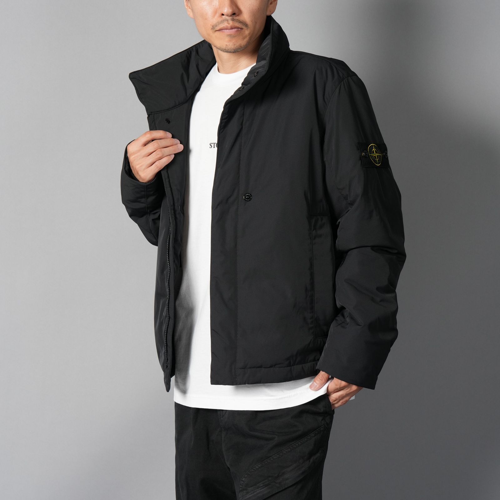 【ラスト1点】4100048 / MICRO TWILL / ジャケット [プリマロフト][マイクロツイル] (ブラック)
