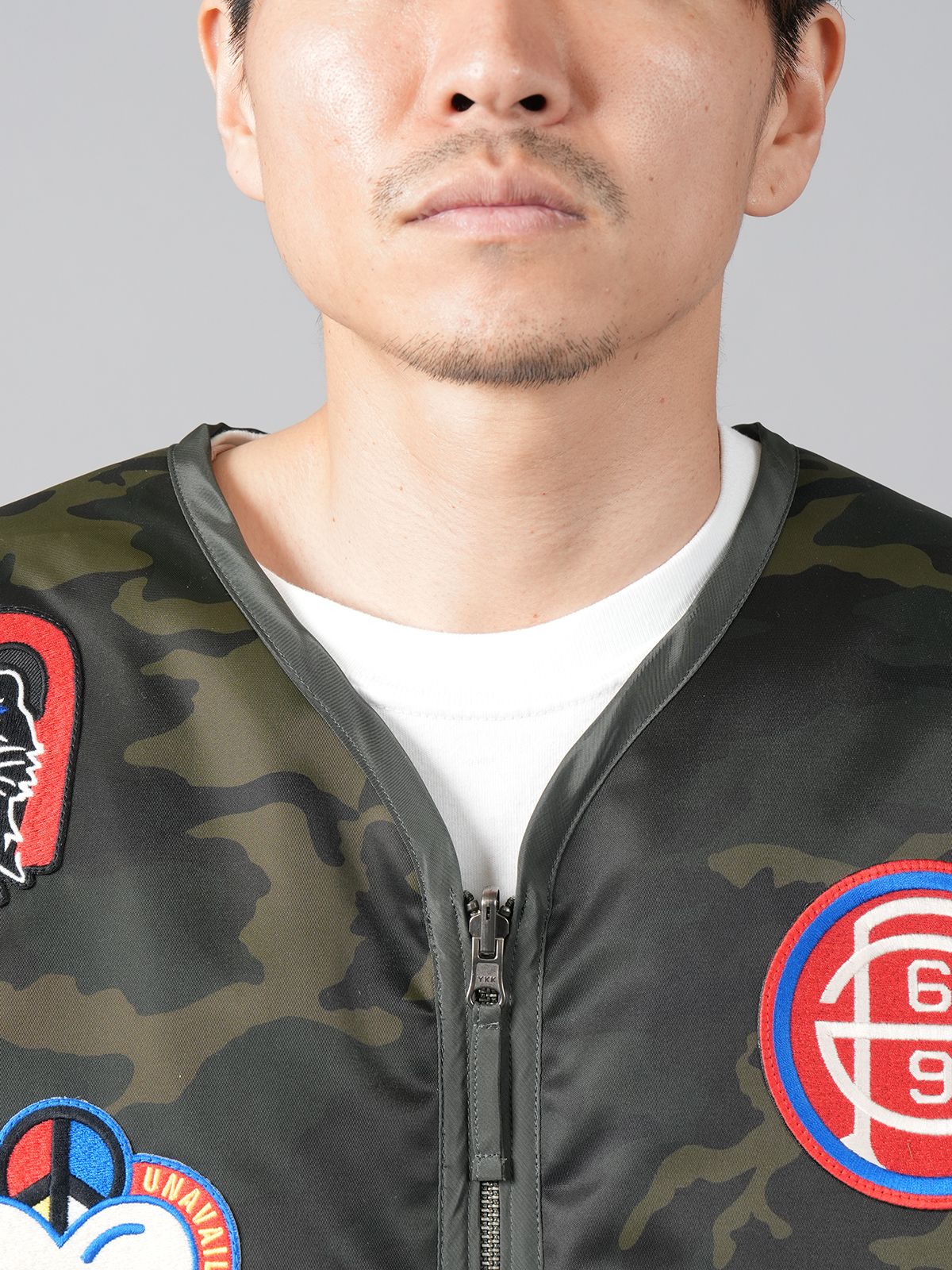 【ラスト1点】 REVRSBL QUILT LINER JKT /  リヴァーシブル キルト ライナージャケット (カモフラージュ)