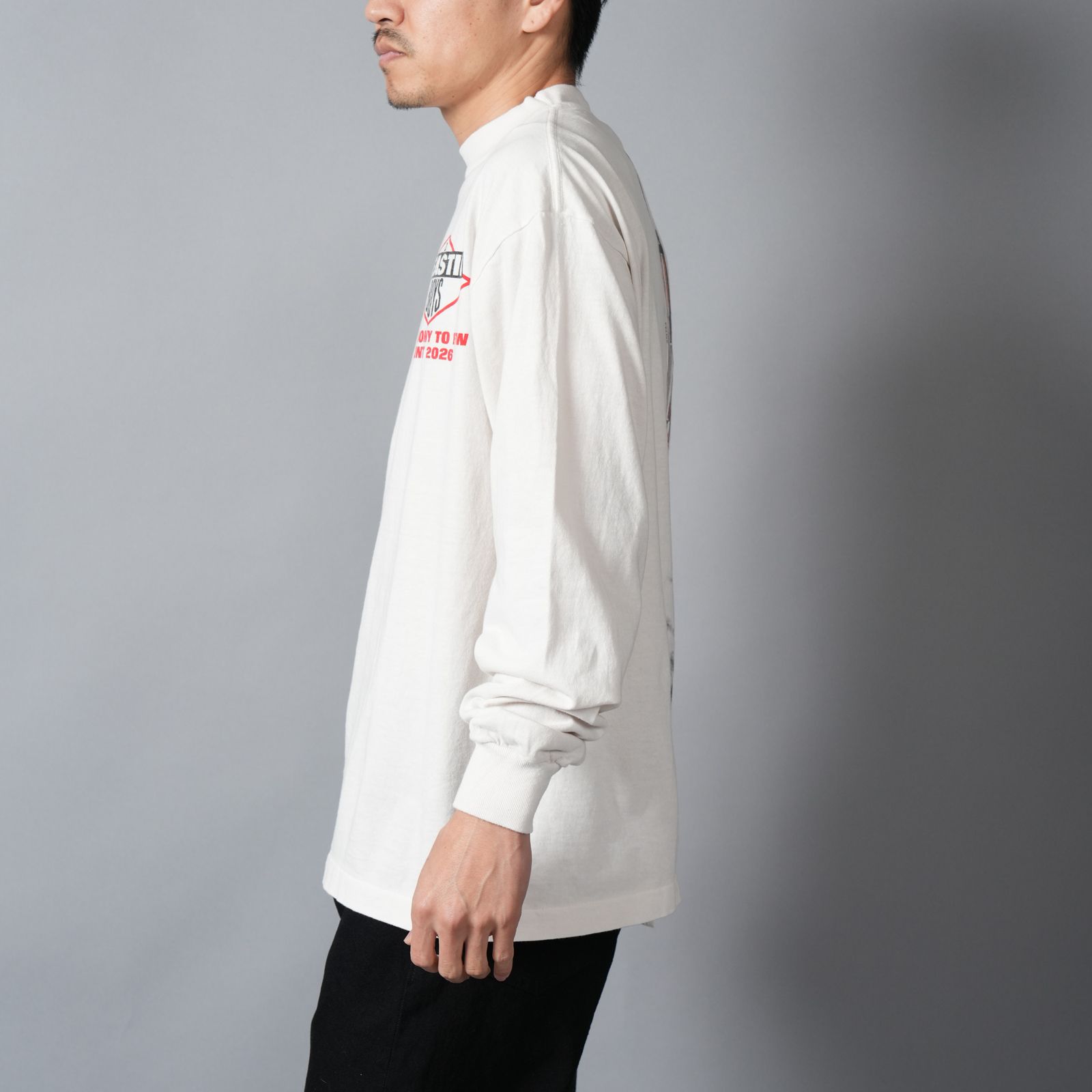 【残りわずか】【コラボ】SM-MK8-0000-C24 / BTB_LS T-SHIRT / BEASTIEBOYS / WHT / Tシャツ (ホワイト)