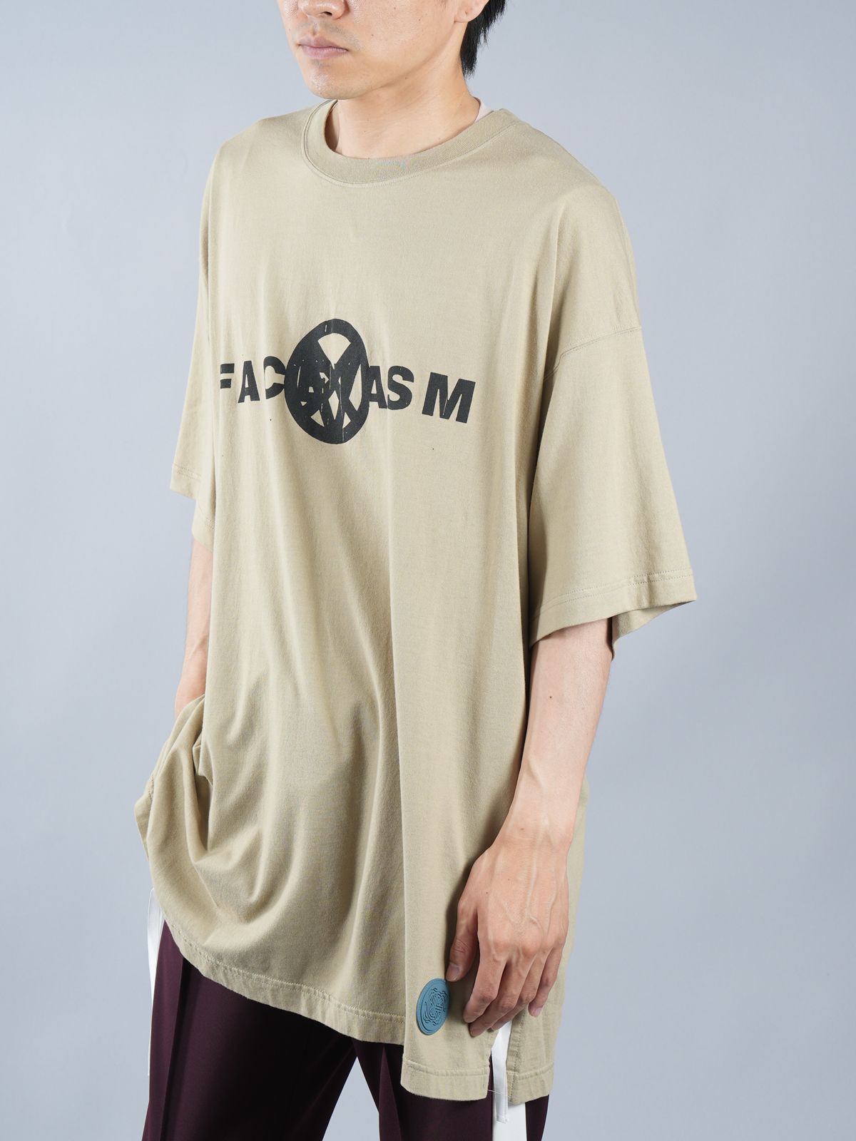 【ラスト1点】ANARCHY BIG TEE / オーバーサイズTシャツ / TOF-TEE-U03 / ベージュ / メンズ