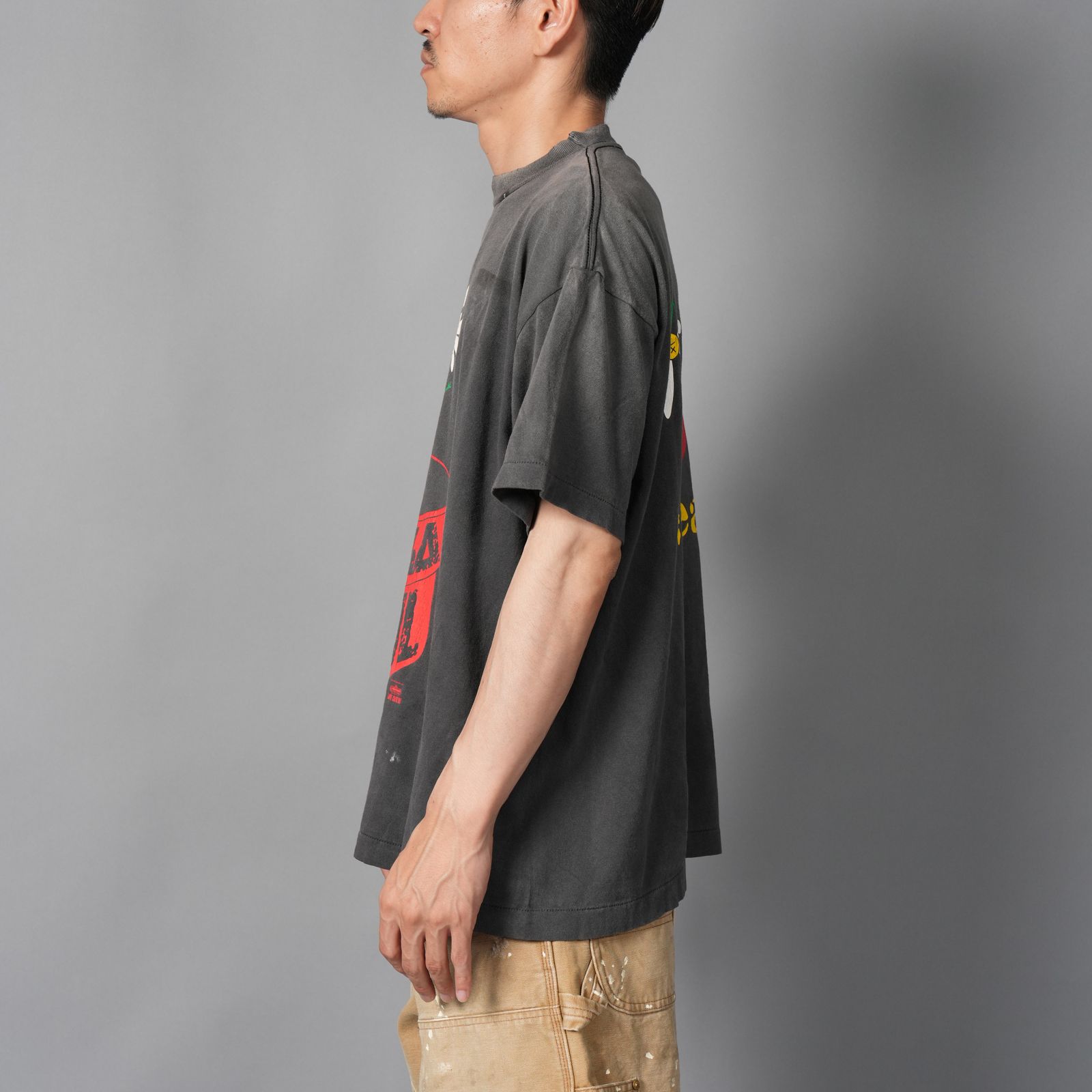 【ラスト1点】【コラボ】SM-HR1-0000-C18 / DLS_SS TEE / DE LA SOUL / BLACK / Tシャツ (ブラック)