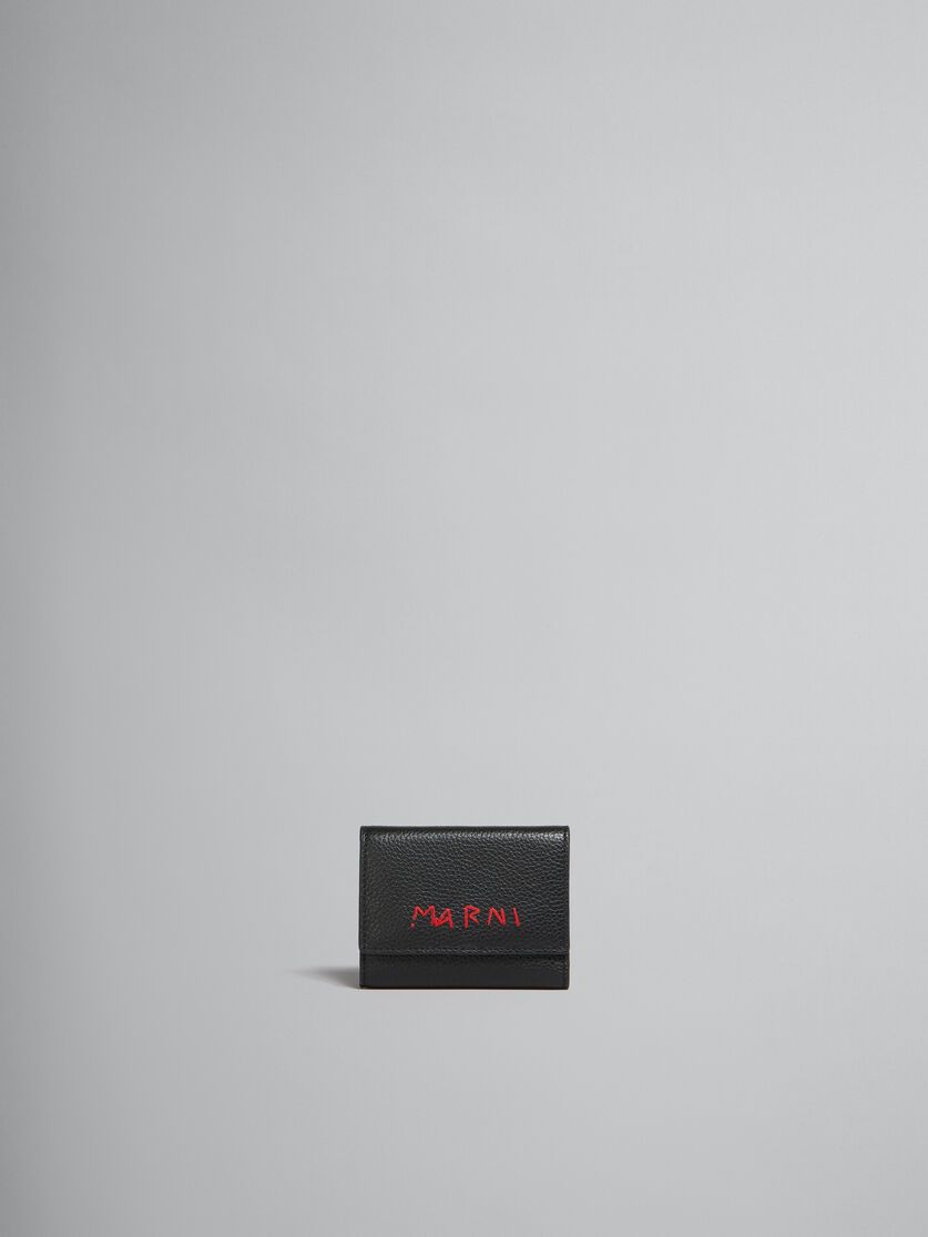 【ラスト1点】 KEY HOLDER / ブラック レザー製キーホルダー、マルニメンディング装飾キーホルダー  (ブラック)