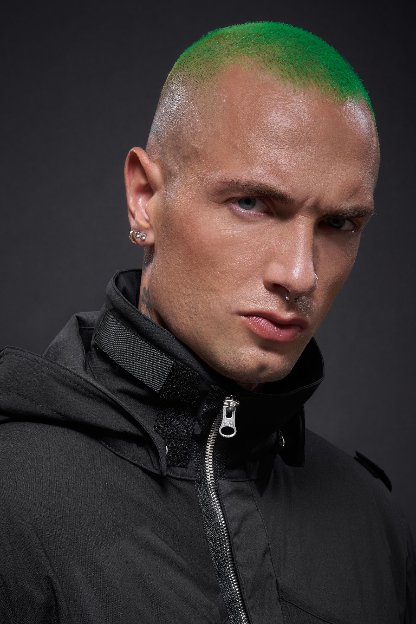 【ラスト1点】J1WB-E / Encapsulated Nylon Interops Jacket Gen. 1 / エンキャプスレイテッド ナイロン インターロプス ジャケット  [ワイドフィット] (ブラック)