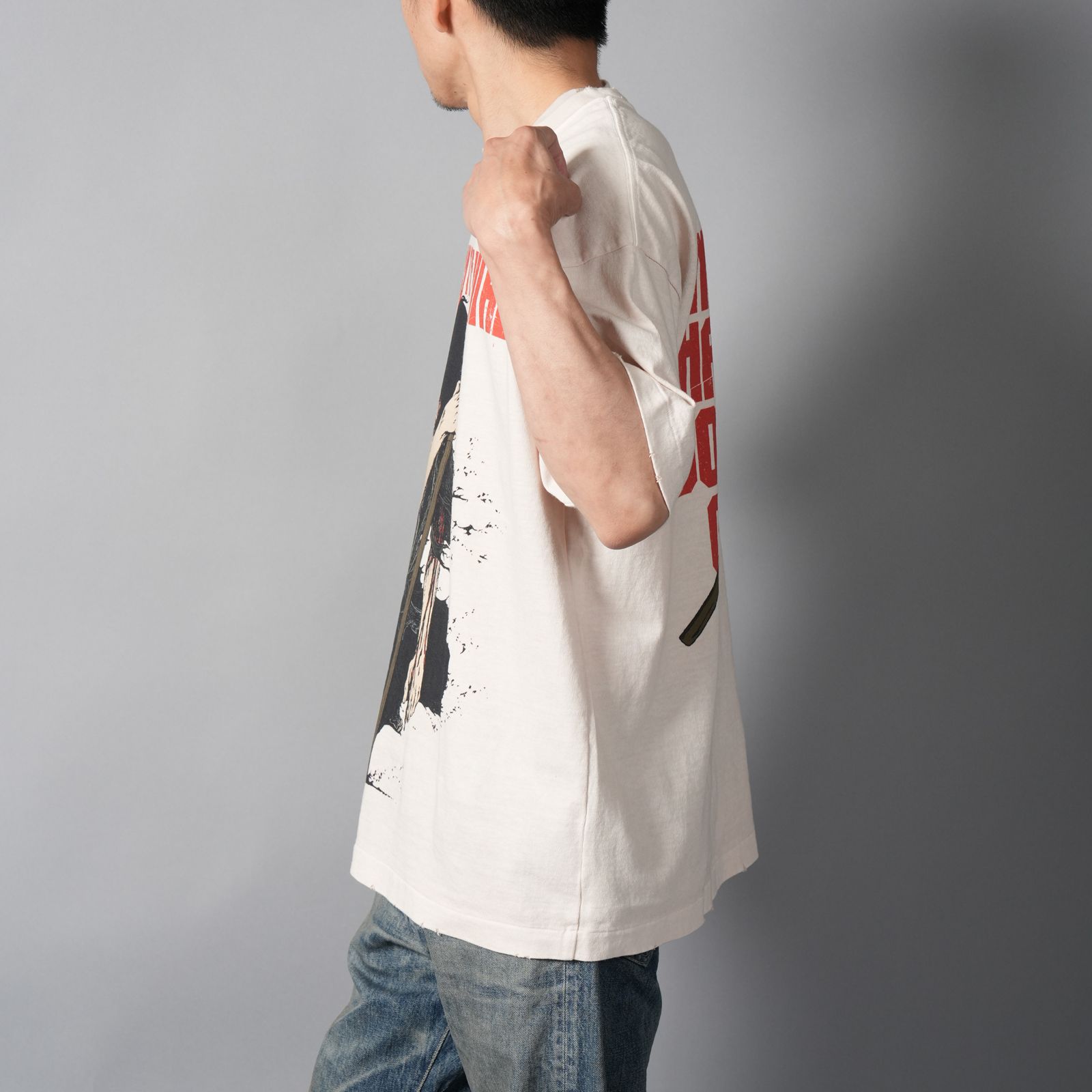 [LUPIN THE IIIRD]  S/S T-Shirt  (GOEMON)  / Tシャツ (ホワイト)