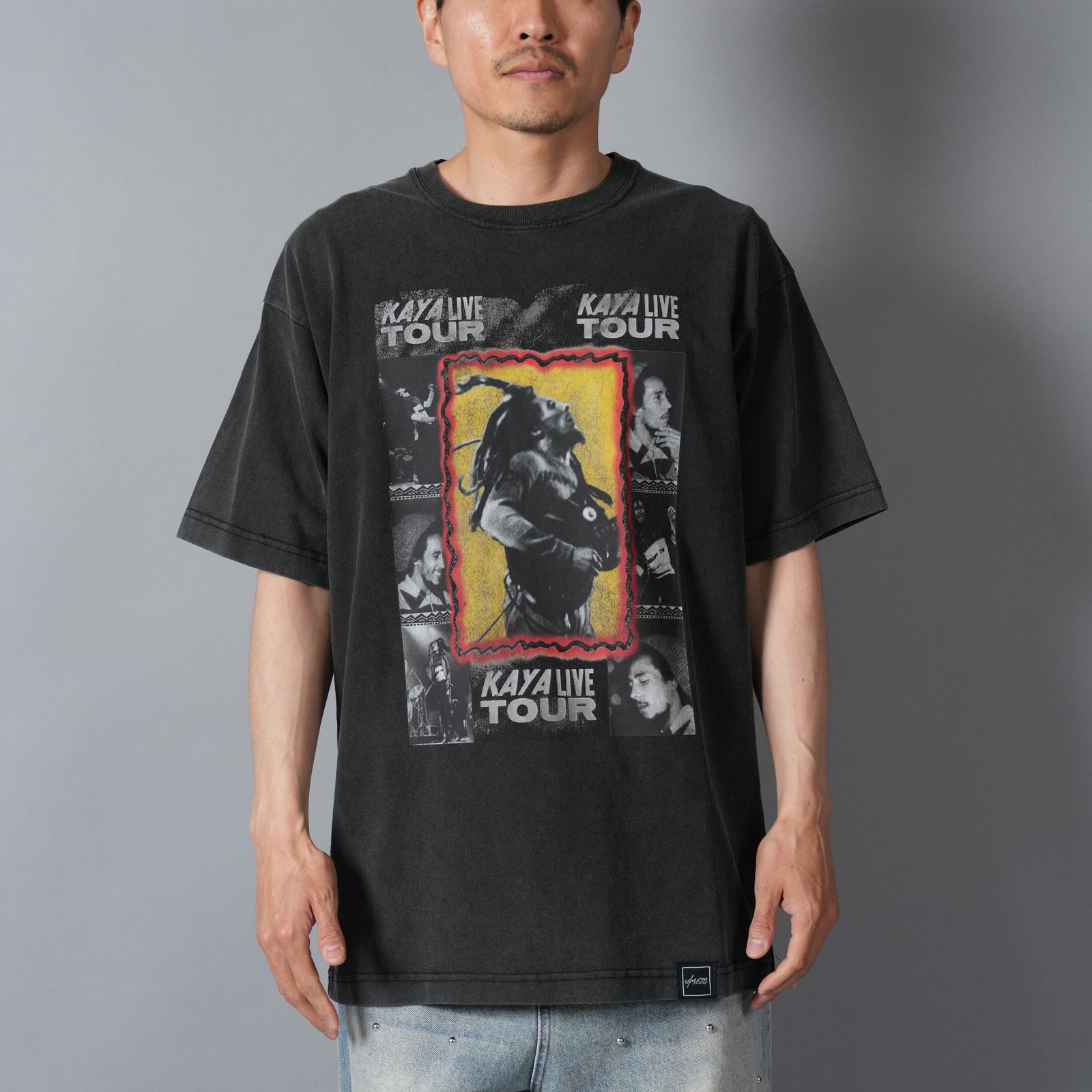 【残りわずか】 UIZZ-22567 / BOB MARLEY / ボブマーリー / Tシャツ (ブラック)