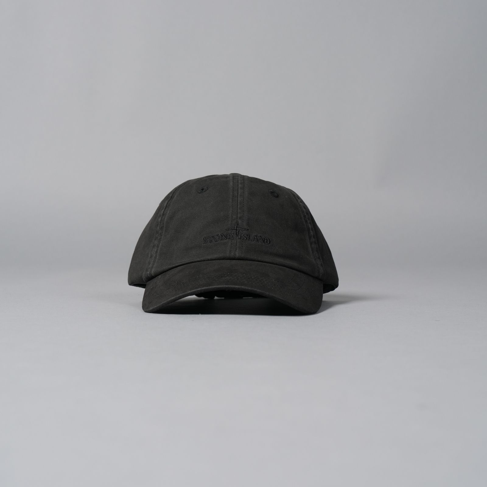 9100009 / BRUSHED COTTON GABARDINE HAT / キャップ (ブラック)