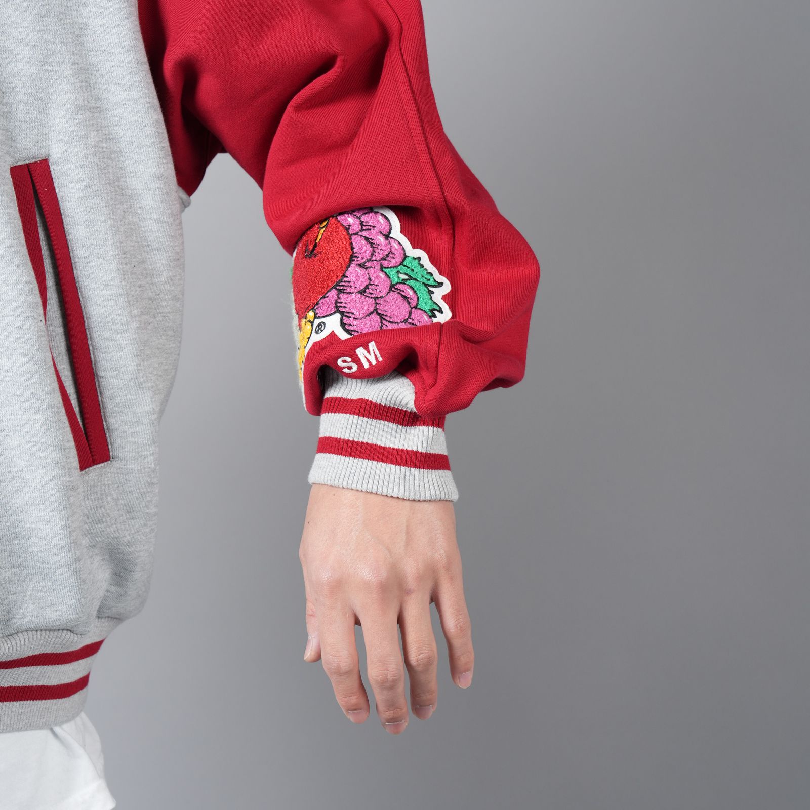 【限定】 FACETASM × FRUIT OF THE LOOM STADIUM SWEAT JACKET / スタジアム スウェットジャケット[ユニセックス](グレー)