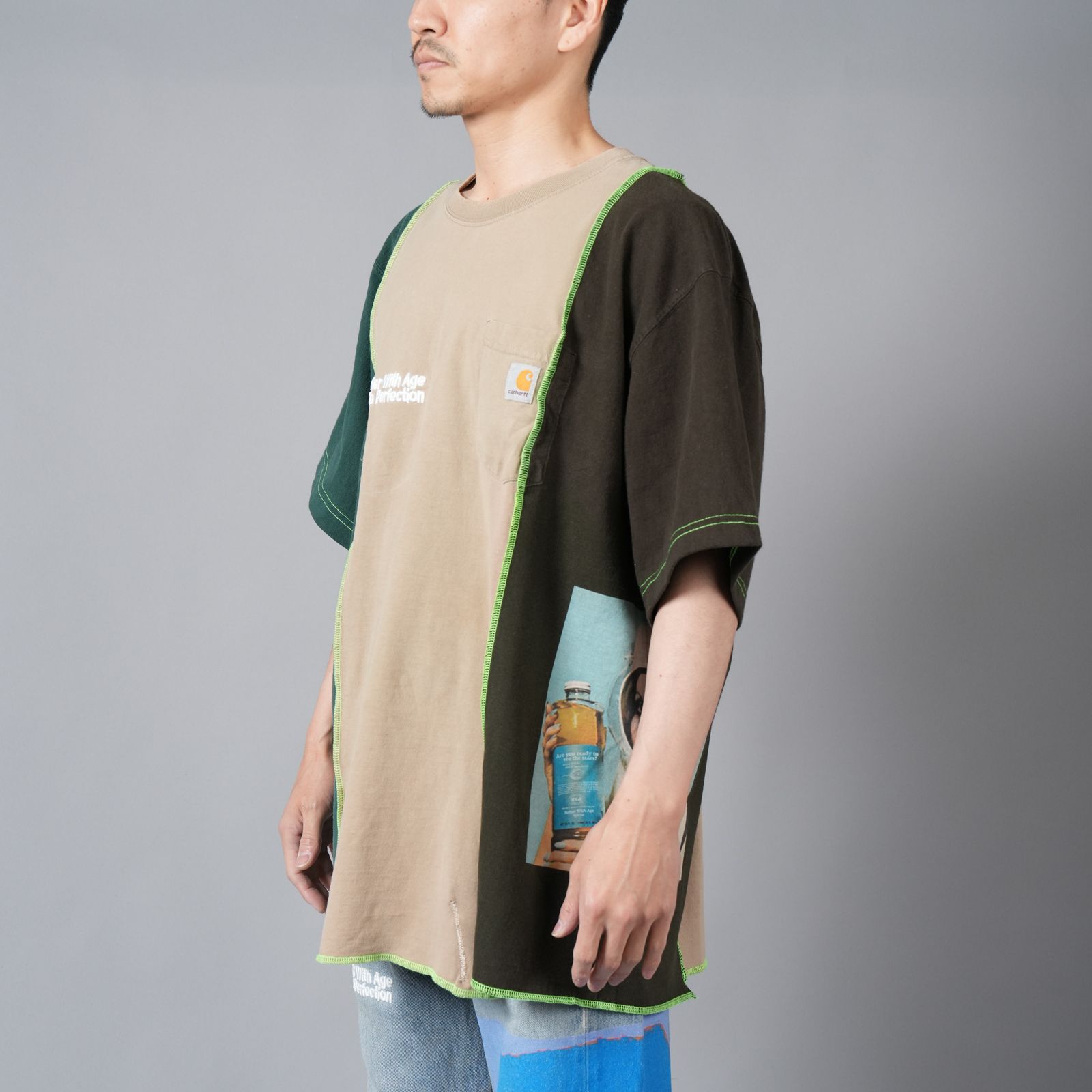 Travellier Carhartt Tee  / トラベラー カーハート Tシャツ [XLサイズ] (マルチカラー)