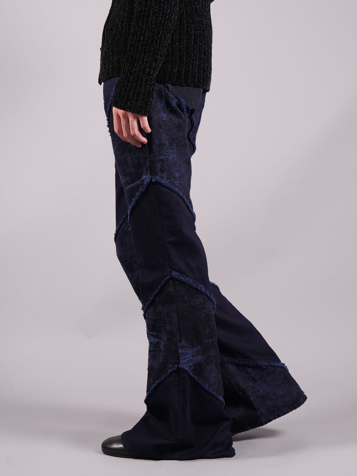 TAAKK - 【ラスト1点】TAAKK DENIM ESCARGOT FLARE c#navy / 定番