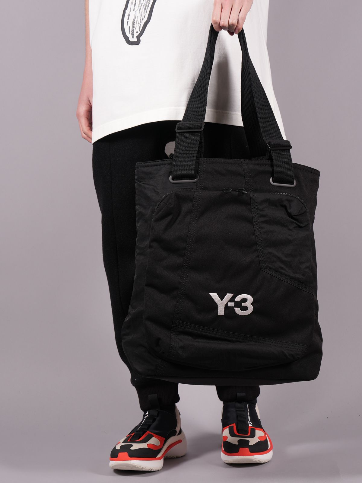 ボディバッグ ウエストポーチ ショルダーバッグ y-3 ワイスリー グレー