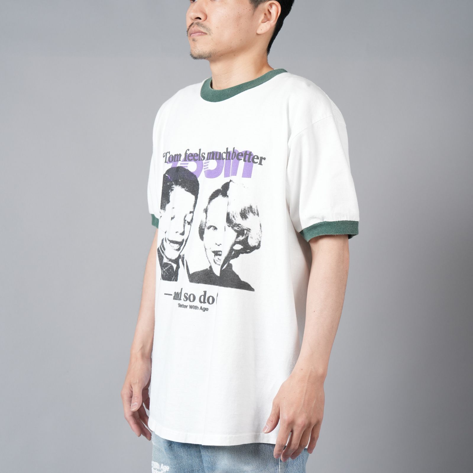 Acid Techno Tee  / アシッドテクノ Tシャツ [XLサイズ] (ホワイト)
