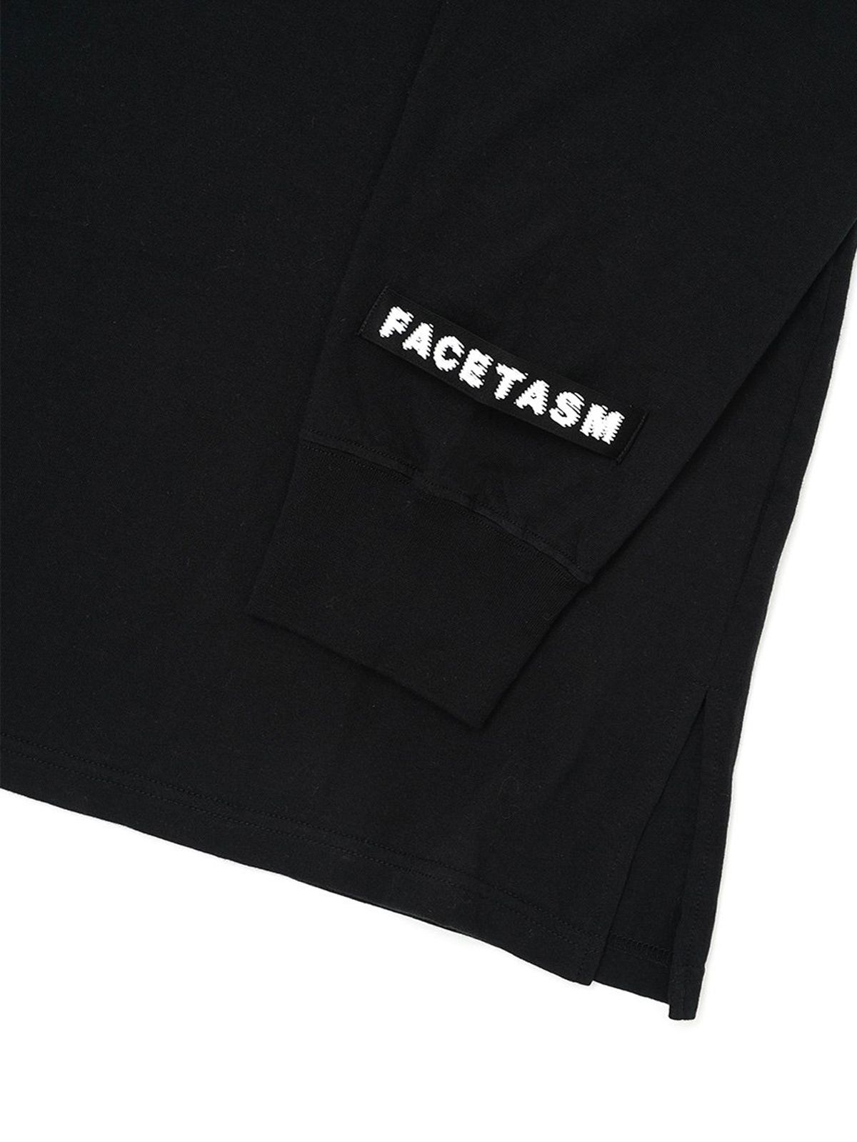 【ラスト1点】 FACETASM×KOSUKE KAWAMURA SHEEP LOGO LONG TEE / ファセッタズム x 河村康輔 / シープ ロゴ ロングTシャツ   (ブラック)
