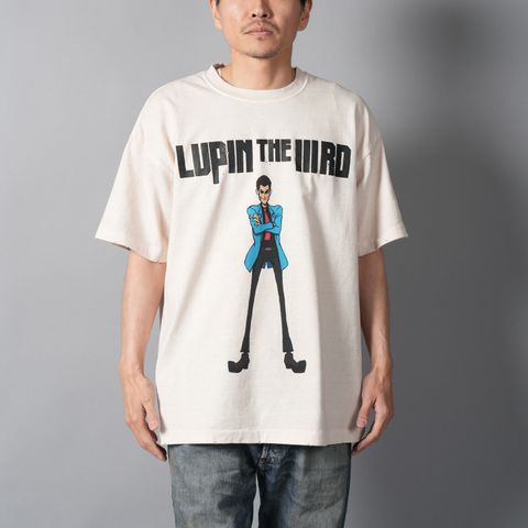 【残りわずか】[LUPIN THE IIIRD]  S/S T-Shirt  (LUPIN) / Tシャツ (ホワイト)