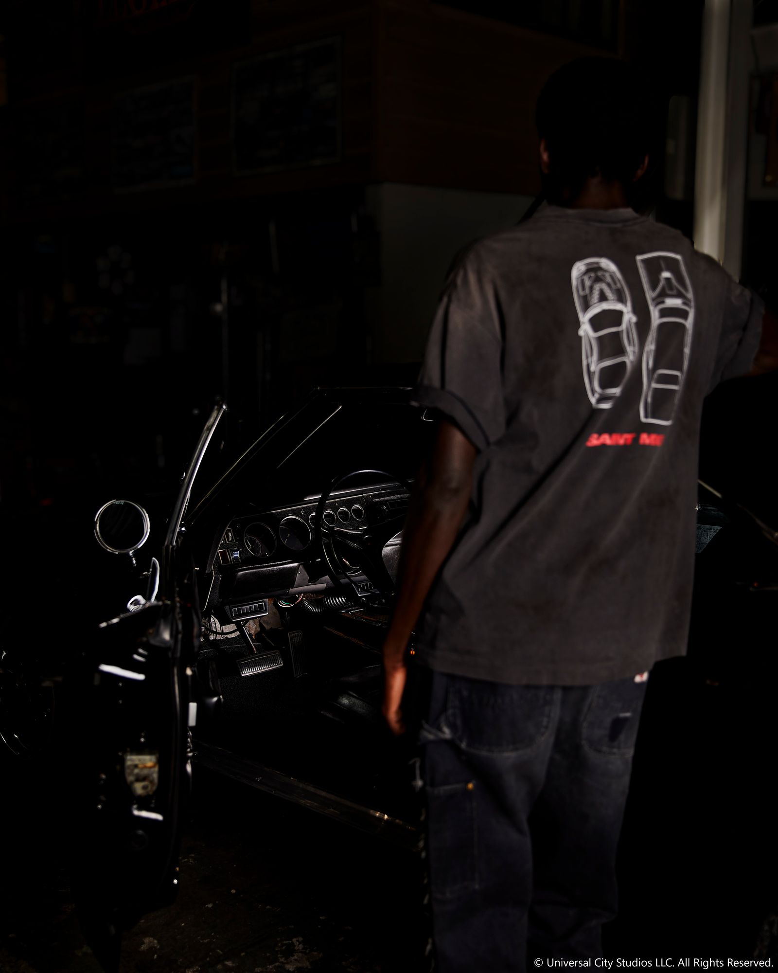 【コラボ】SM-MK8-0000-C06 / FF_SS T-SHIRT / FAST FURIOUS / BLK / Tシャツ  (ブラック)