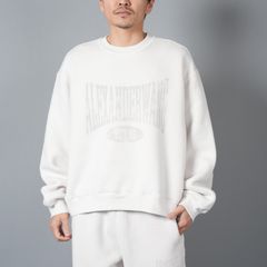 【ラスト1点】GRAPHIC CREWNECK SWEATSHIT / グラフィック クルーネックスウェット   (ダーティーホワイト)