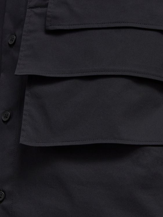 【ラスト1点】【定番アイテム】 Y-3 U SHIRT  / ワイスリー  ユニセックス シャツ ［ストレッチ入り］  (ブラック)