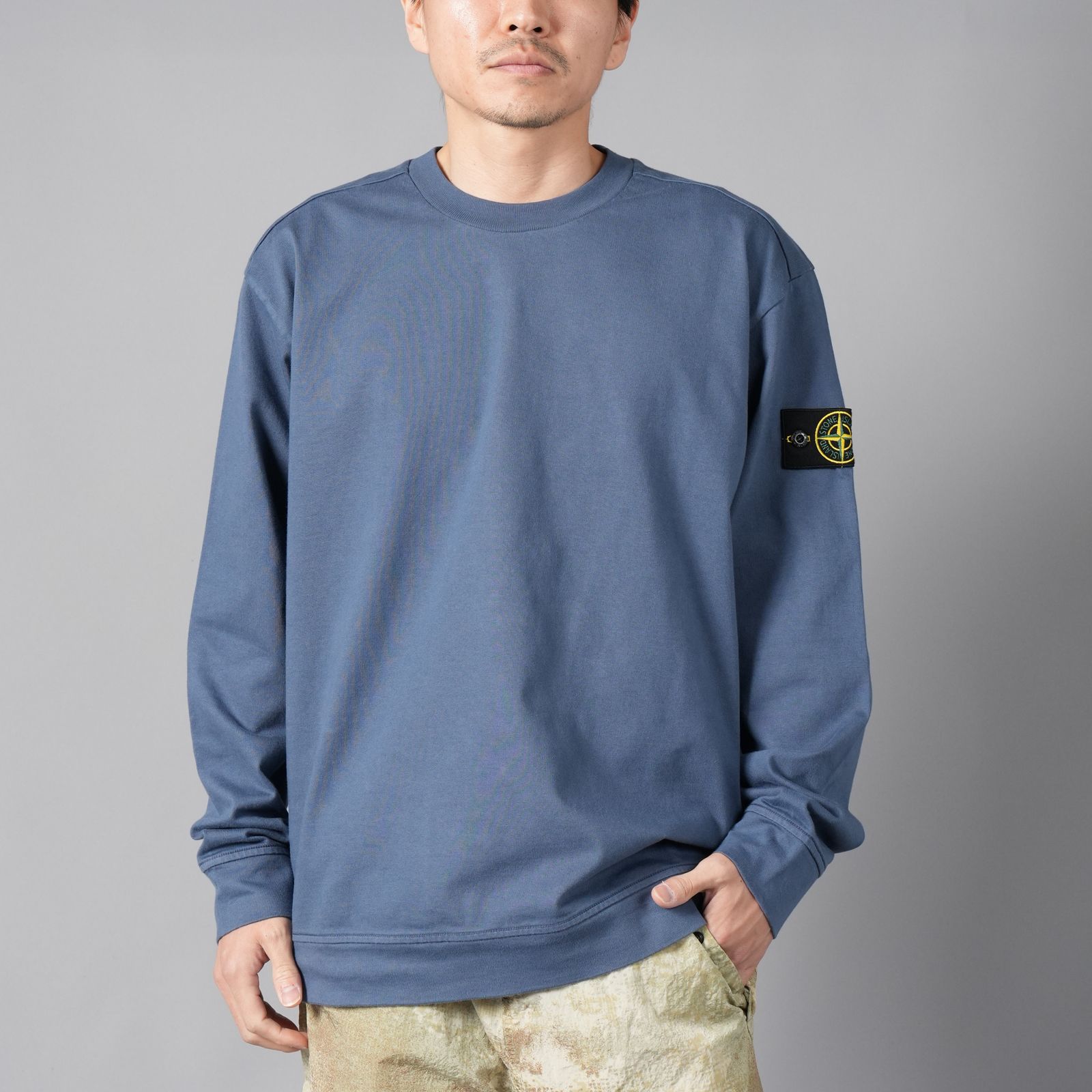 よろしくお願いします【美品】STONE ISLAND GARMENT DYED SWEAT 起毛