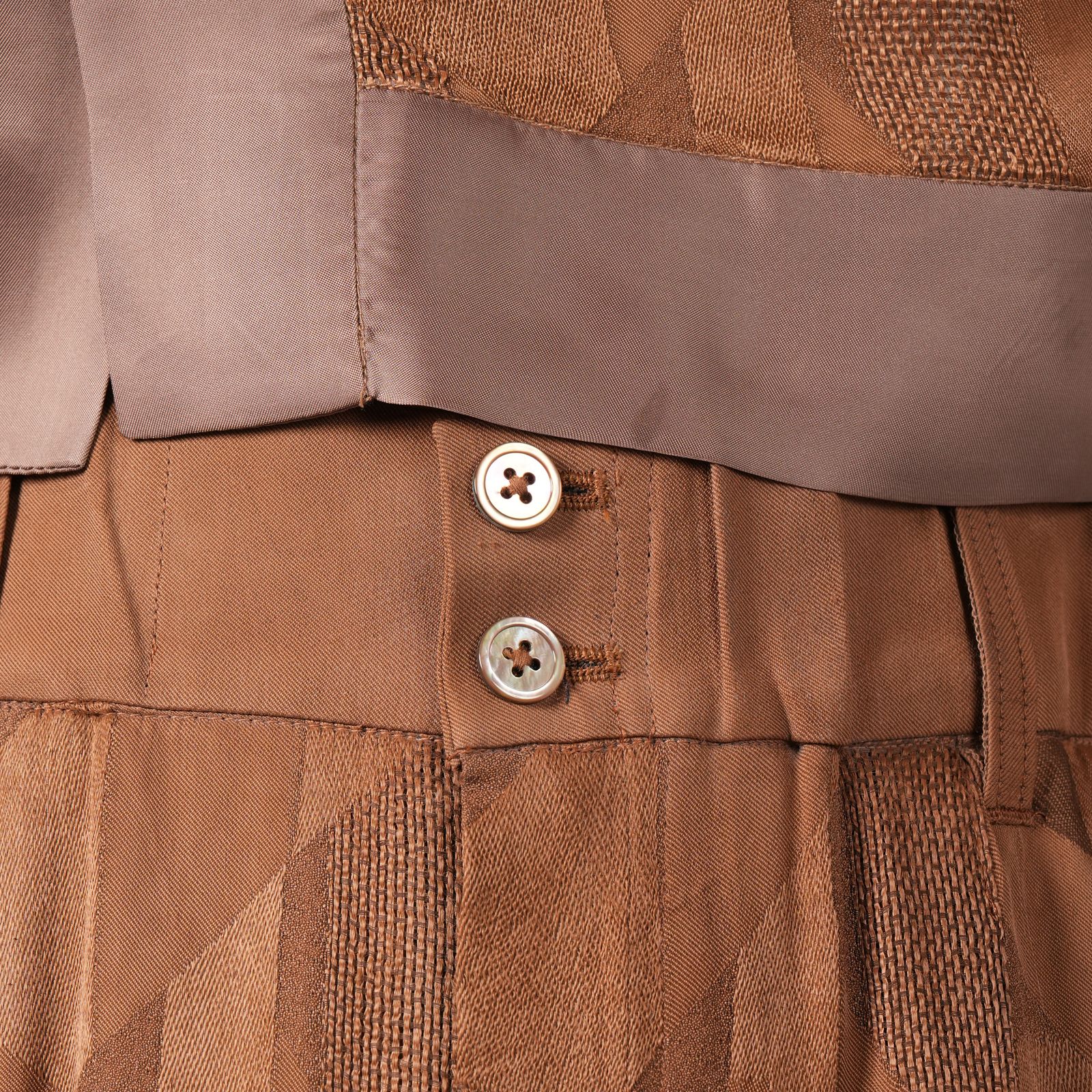 【ラスト1点】RAYON CUPRA TROUSERS / レーヨン キュプラ トラウザーズ (ブラウン)