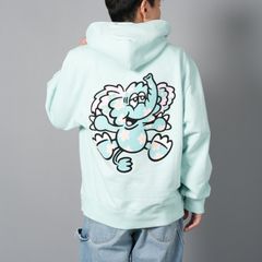 【限定】 VERDY COLLECTION EMBROIDERED CLASSIC HOODIE / 'KENZO by Verdy' エンブロイド フ―ディー / クラシックフーディー (ミント)