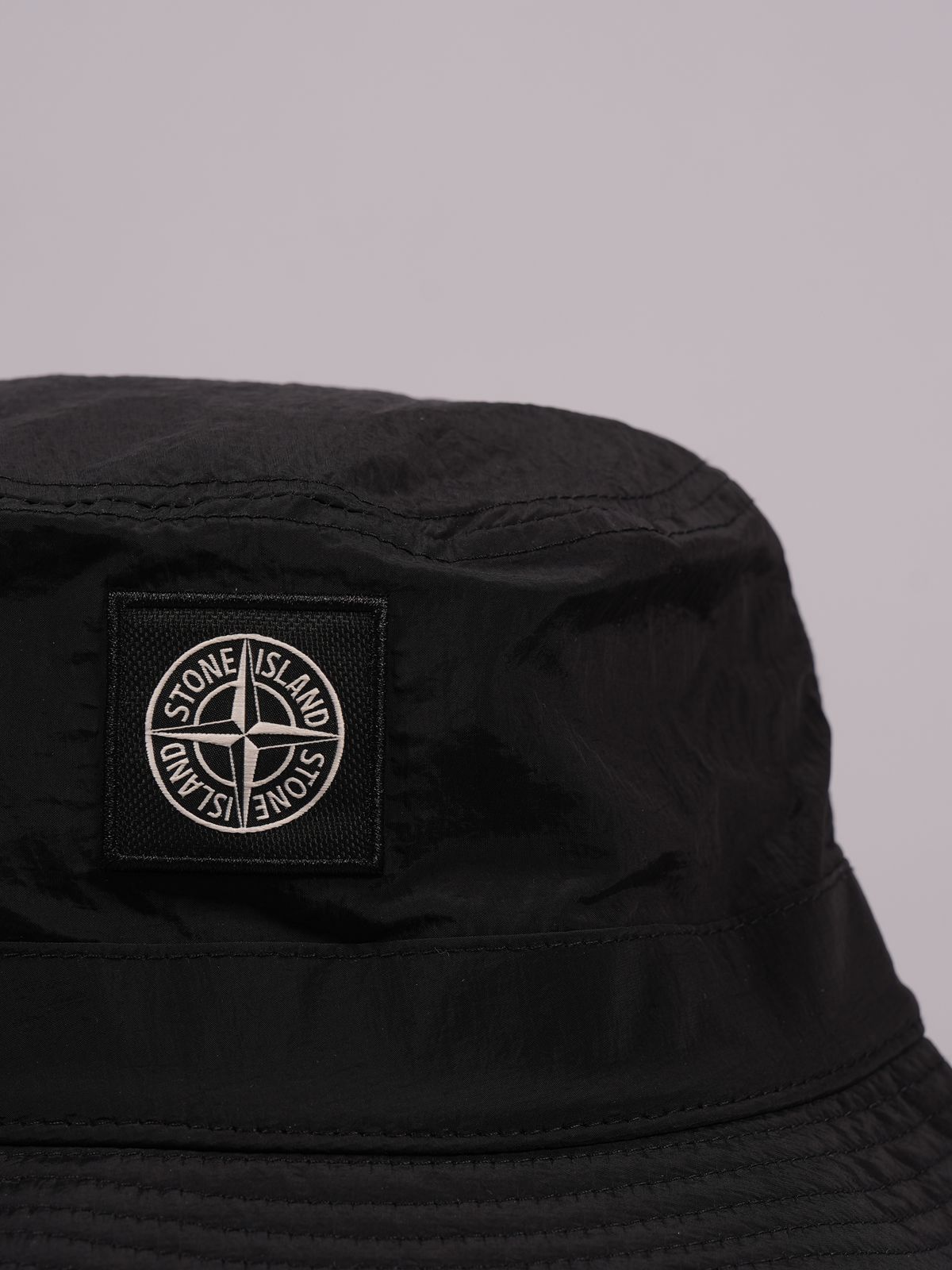 Stone Island バケットハット 黒 XLストリートコーデ