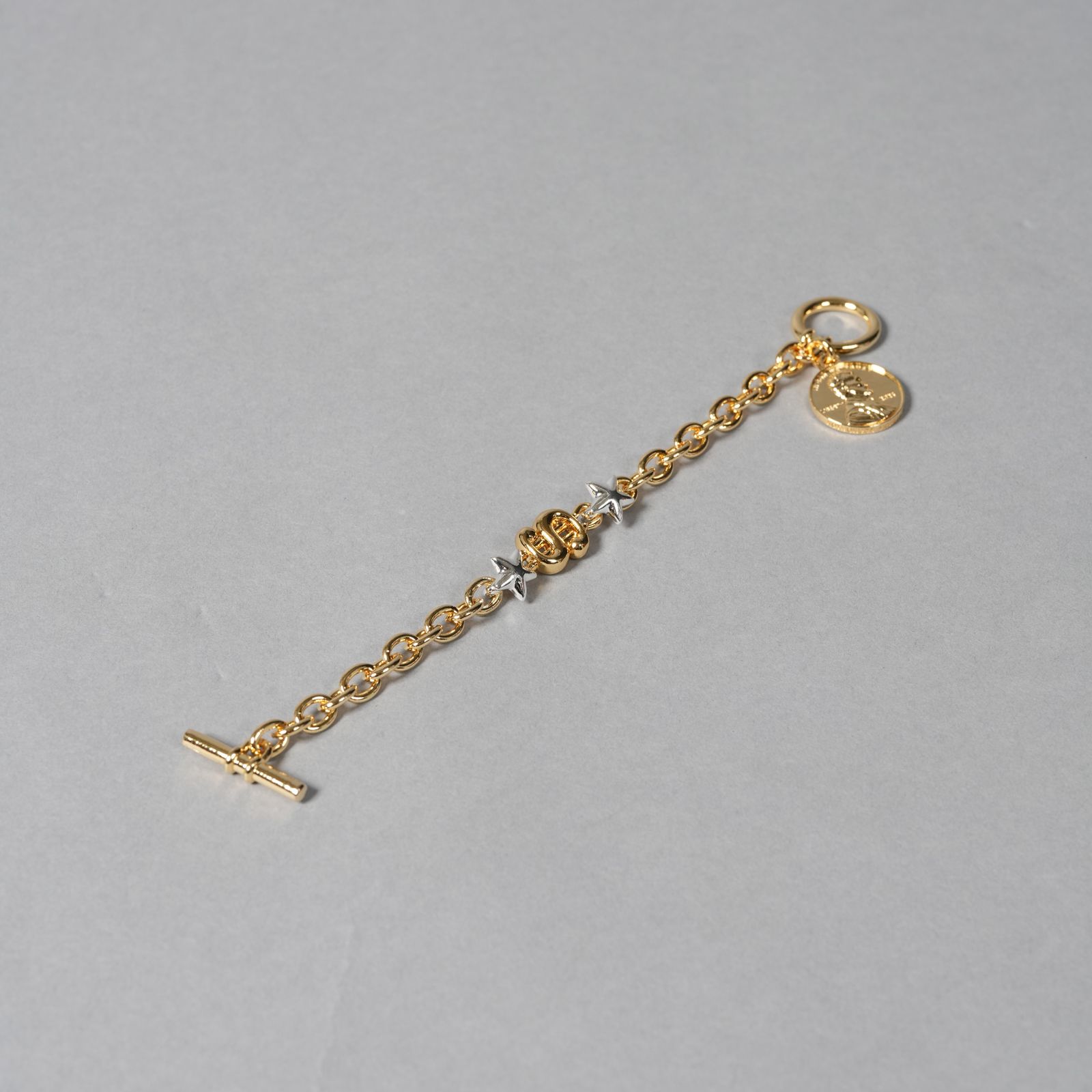 BRACELET-CHAIN / ブレスレット (ゴールド/シルバー)