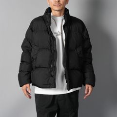 4100010 / CRINKLE REPS NY, RECYCLED NYLON / ダウンジャケット 【ガーメントダイ】(ブラック)