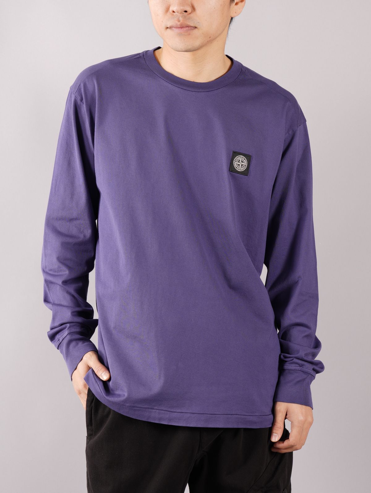 限時セール stone island ロンT 白 | wehandle.com.br