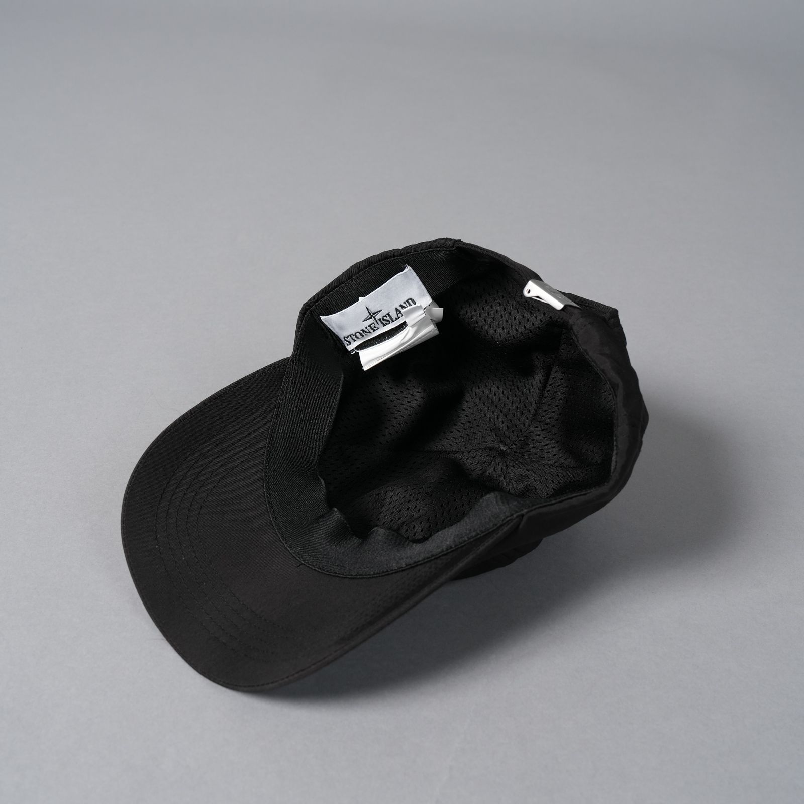 9100001 RECYCLED NYLON OXFORD / リサイクルナイロン オクスフォード キャップ (ガーメントダイ) (ブラック)