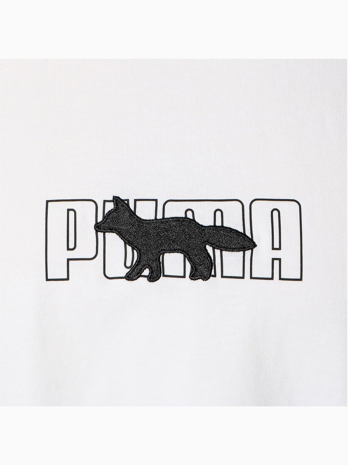 ラスト1点 / PUMA X MAISON KITSUNE OVERSIZE TEE / プーマ / メゾン キツネ オーバーサイズ Tシャツ (プーマホワイト)