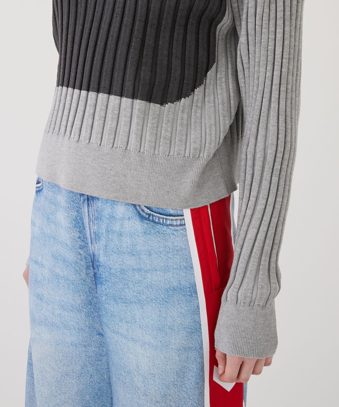 TRANS DENIM SWEAT TROUSER / トランス デニム スウェット トラウザー (インディゴ)