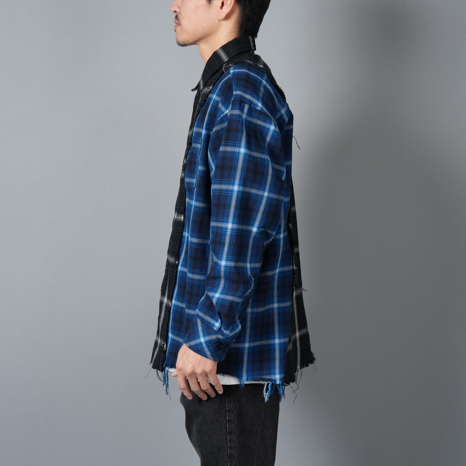 Patchwork Shirt / パッチワークシャツ / ネルシャツ  (マルチ)