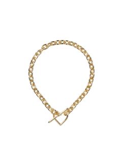 【ラスト1点】Heart Necklace (Medium Link) / ネックレス (ゴールド)