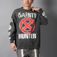 【ラスト1点】【コラボ】SM-MK8-0000-C31 / BH_LS T-SHIRT / SAINTY HUNTER / ロンT・カットソー(ブラック)