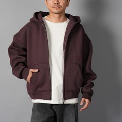 V2 ZIPPED HOODIE  / ジップフーディー (クランベリー)