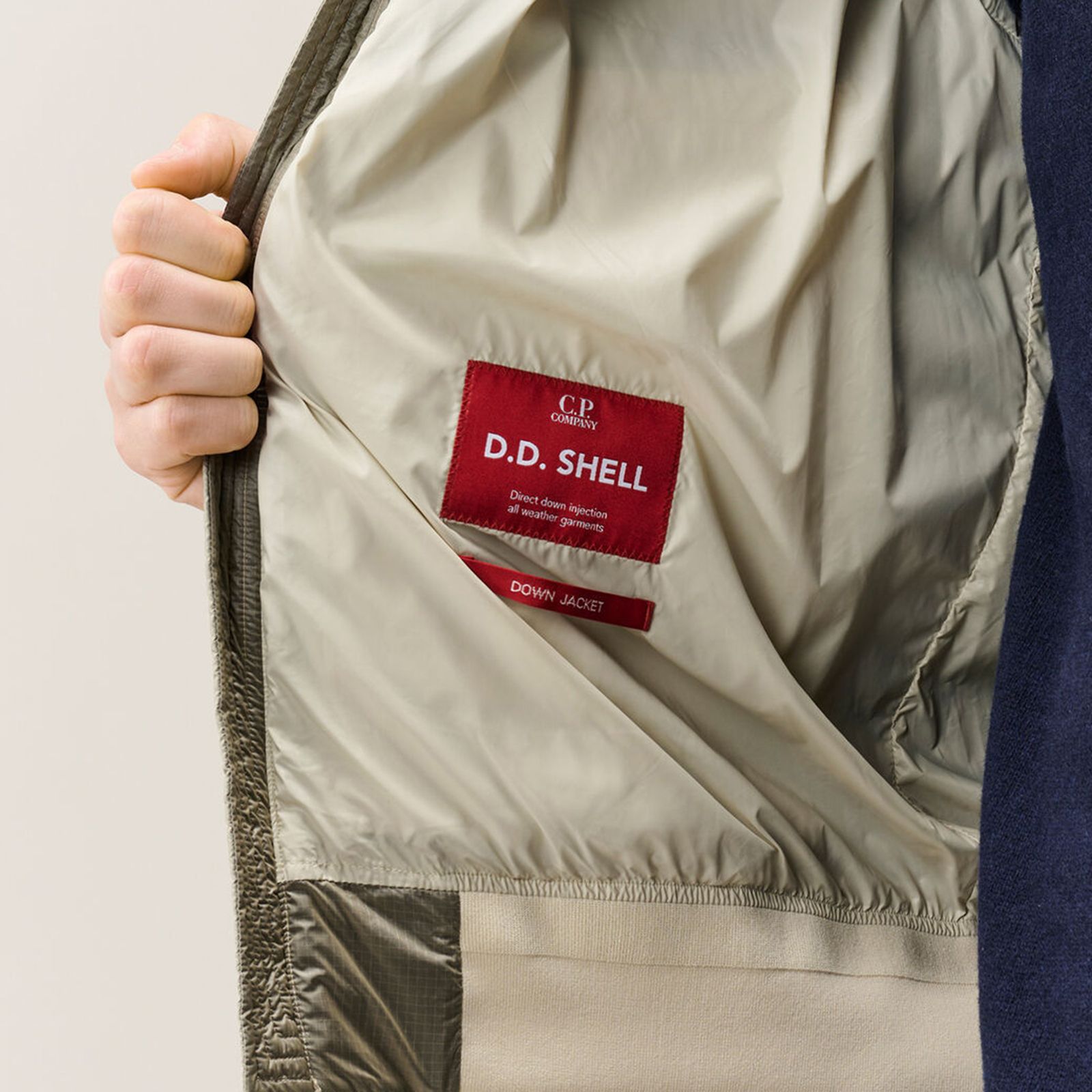 D.D. Shell Hooded Lens Down Jacket / フーデッド レンズ ダウンジャケット (シルバーバーチ)