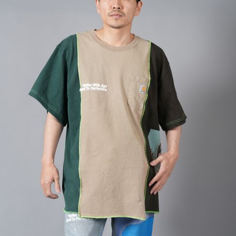 Travellier Carhartt Tee  / トラベラー カーハート Tシャツ [XLサイズ] (マルチカラー)