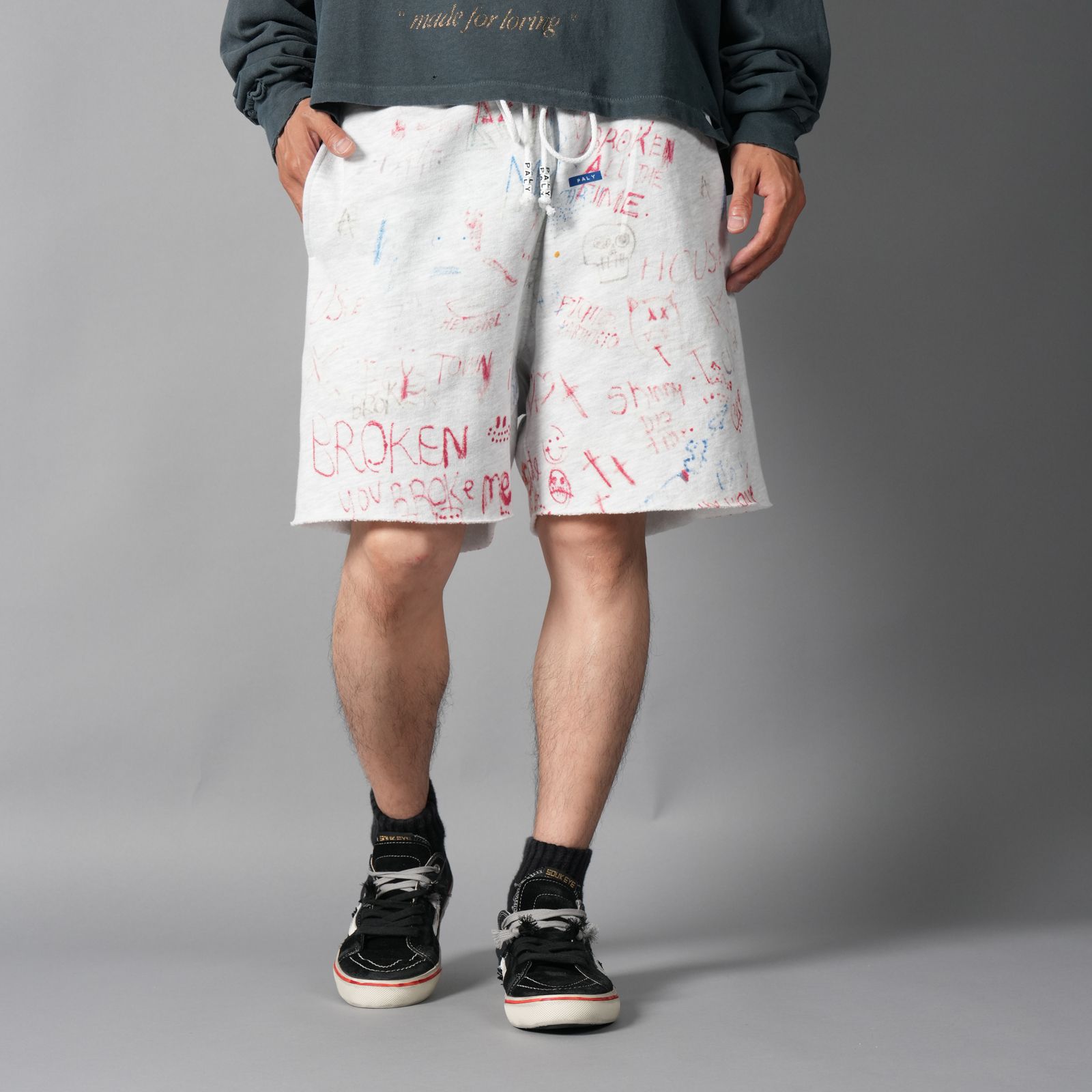 JOSHUA TREE SWEATSHORT / スウェットショーツ (グレー)