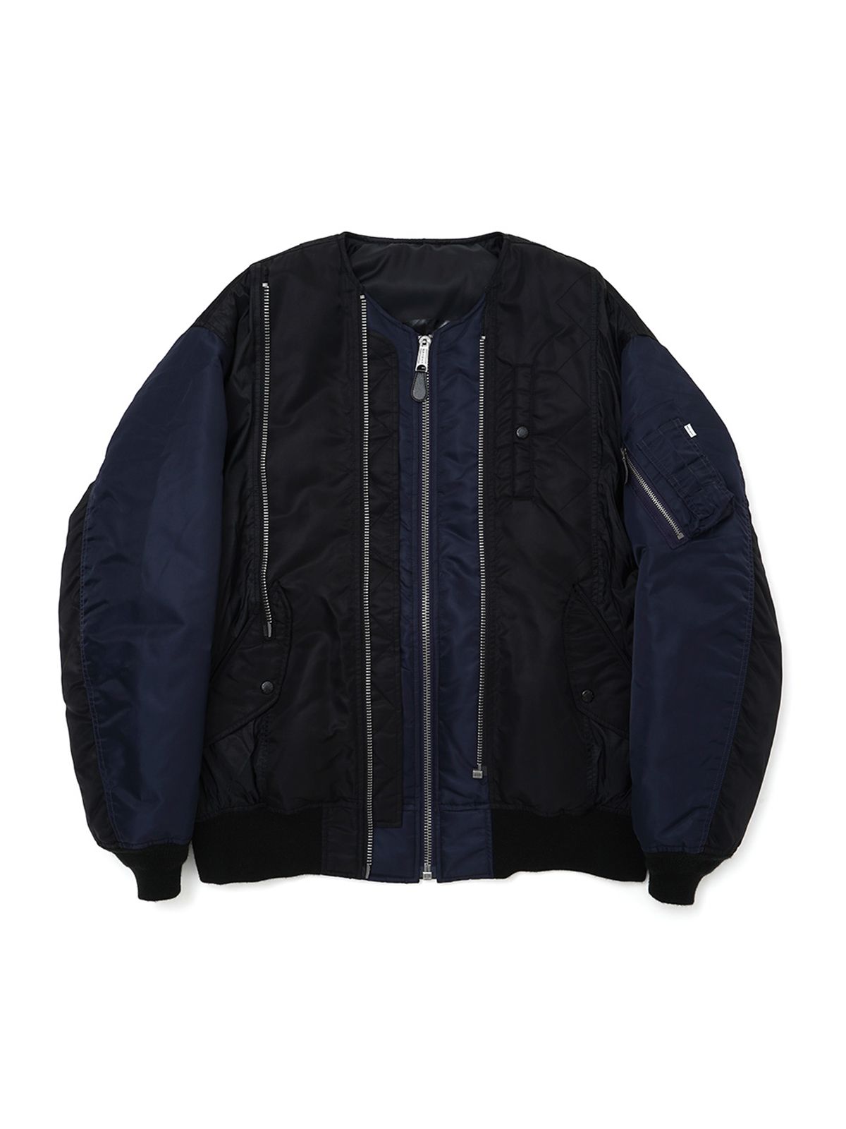 FACETASM - 【ラスト1点】【限定】 FACETASM × AVIREX × DOGS MA-1 JACKET / ボンバージャケット  (ブラック) | Confidence