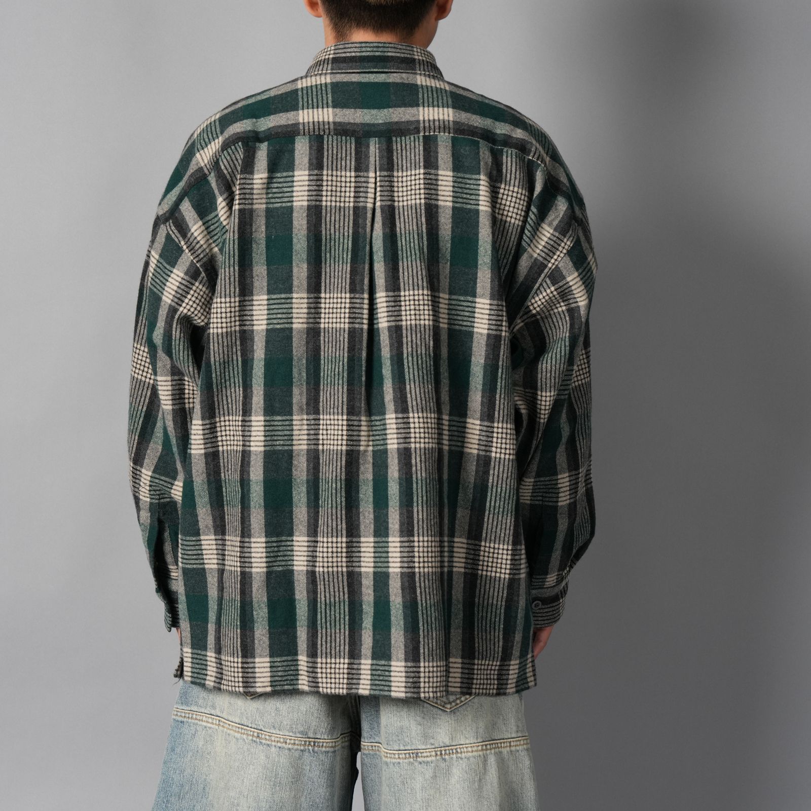 Classic Wool Shirt / クラシックウールシャツ (グリーン)