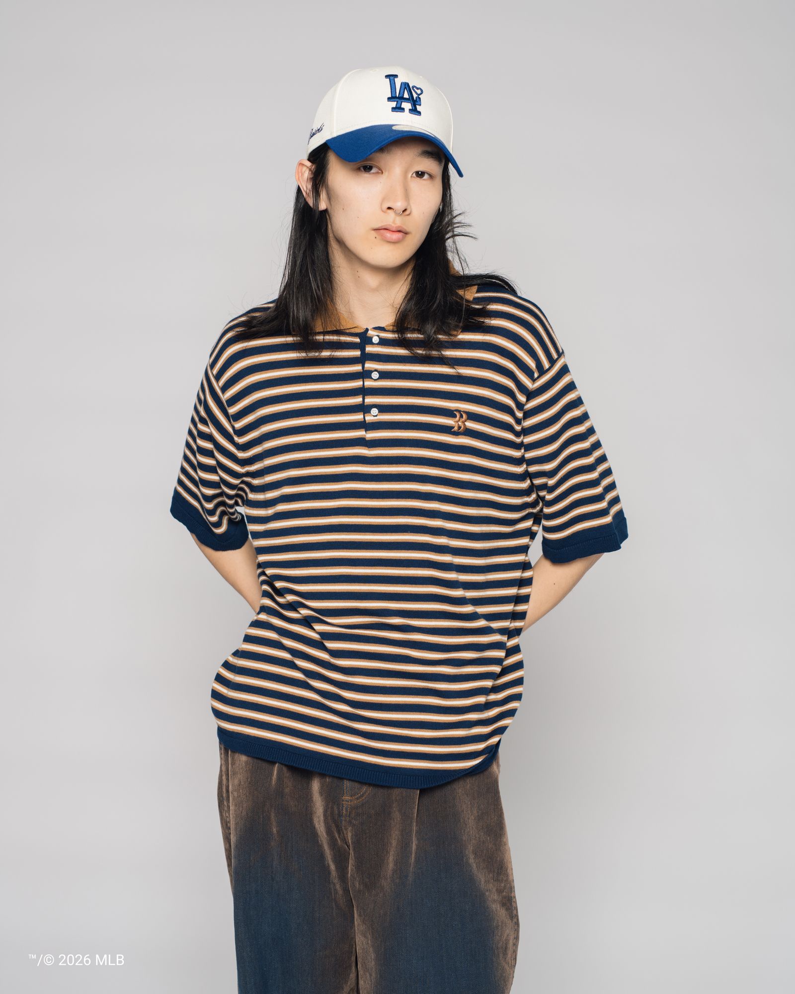 【限定】BASICKS x Newera Dodgers Cap / ベイシックス x ニューエラ ドジャース キャップ (ブルー/ホワイト)