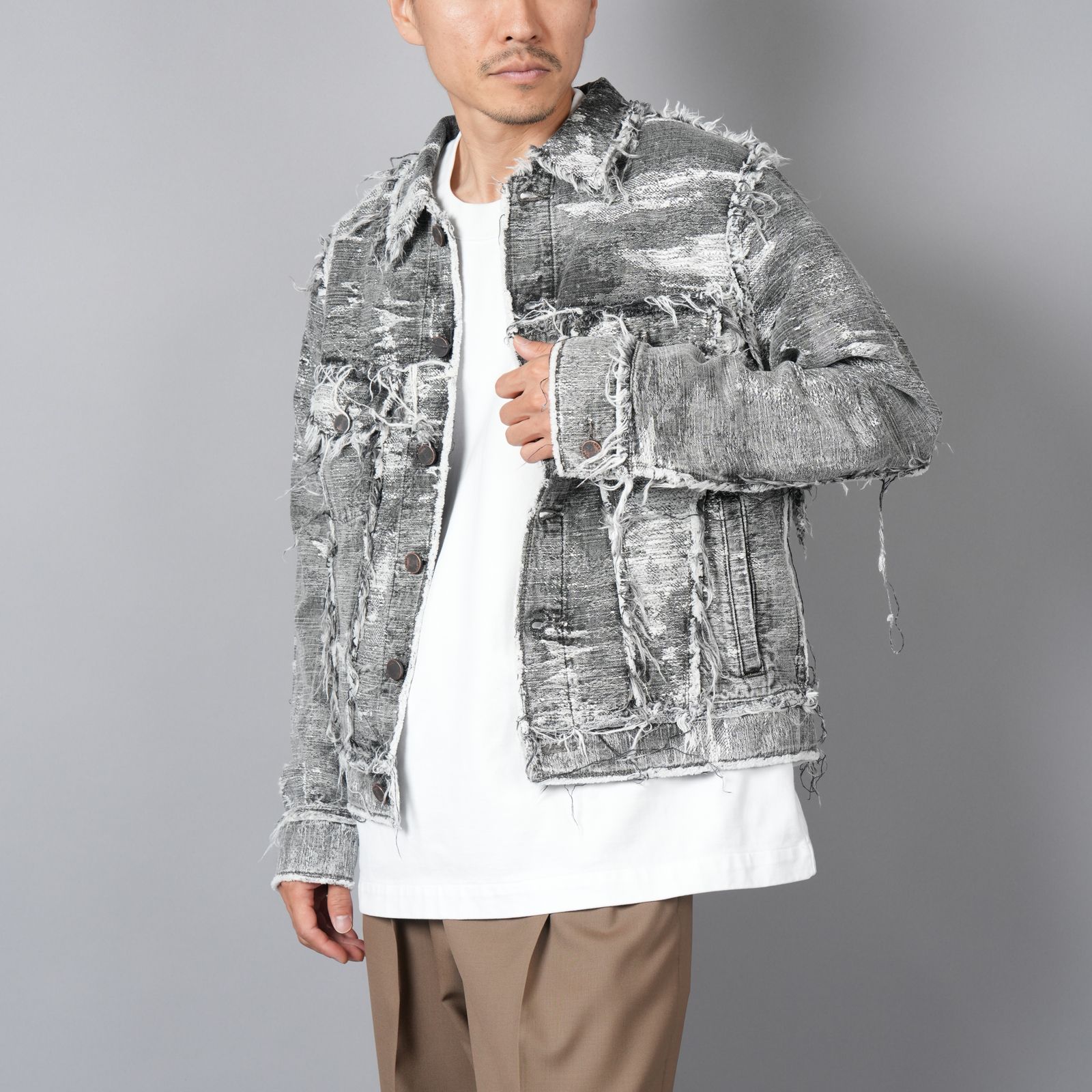 3RD TYPE denim JACKET / サードタイプ デニムジャケット (ブラックケミカル)