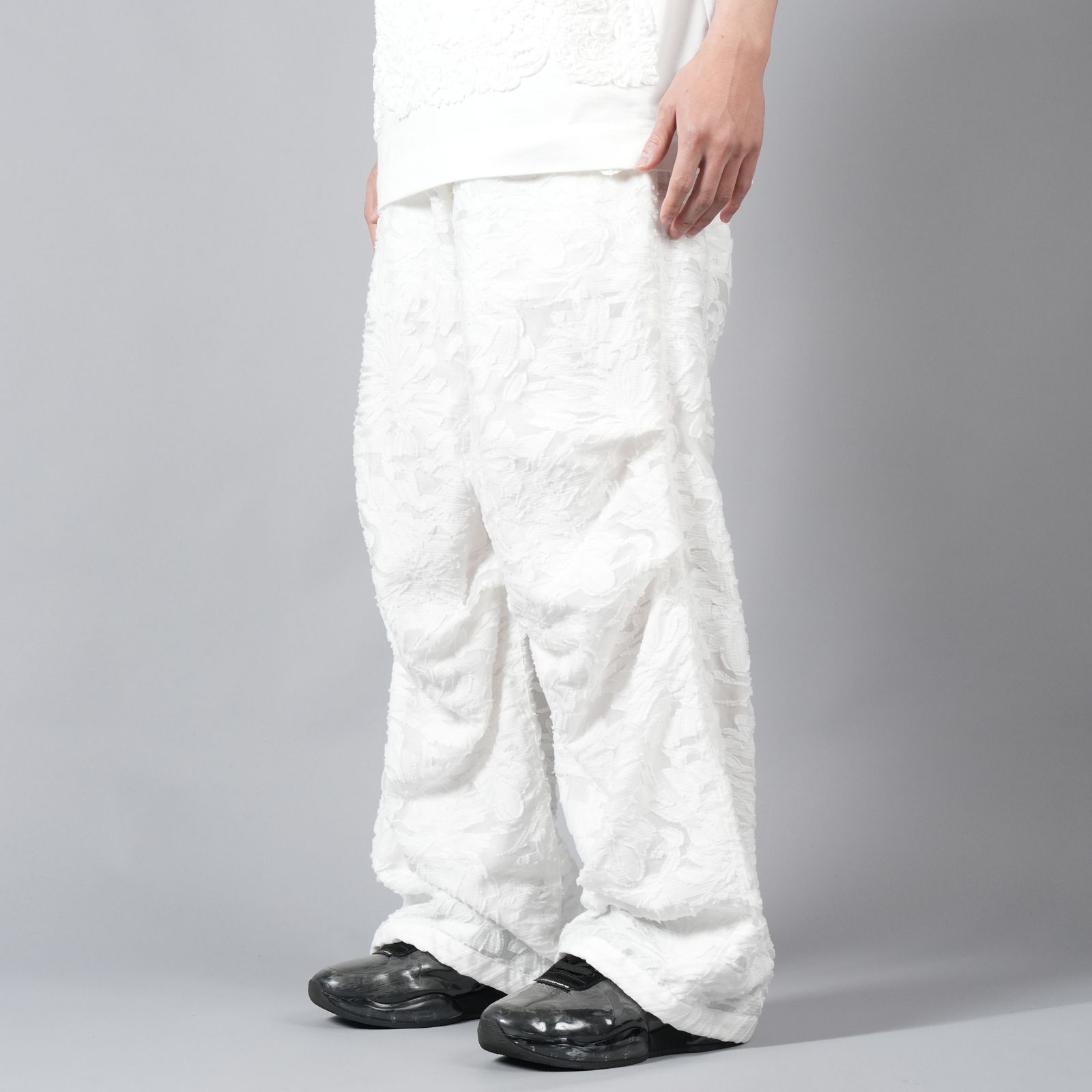 TAAKK - 【ラスト1点】 CUT JACQUARD PARACHUTE PANTS / カット ...