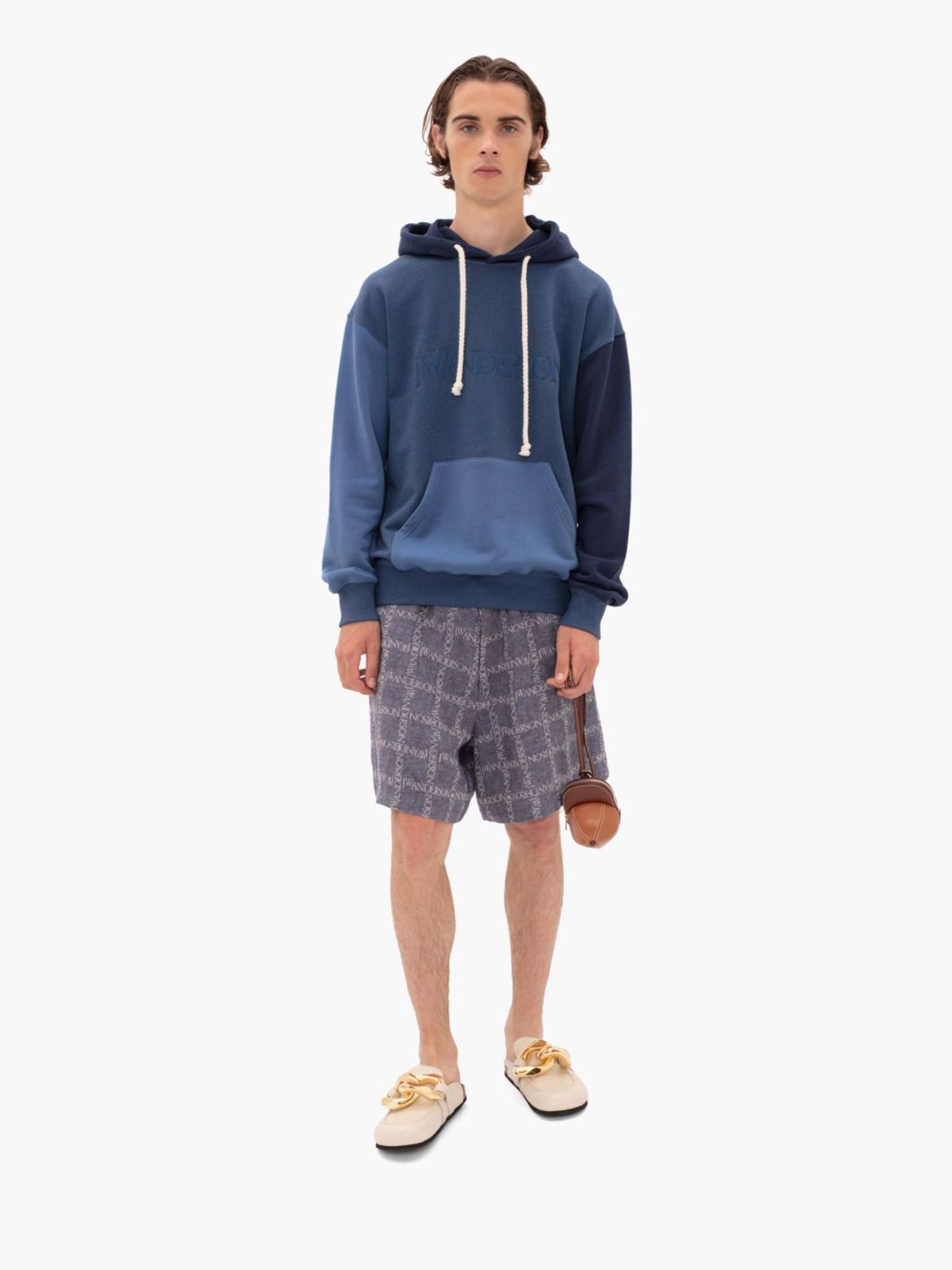 ラスト1点 / OVERSIZED SHORTS / オーバーサイズド ショーツ (ネイビー)