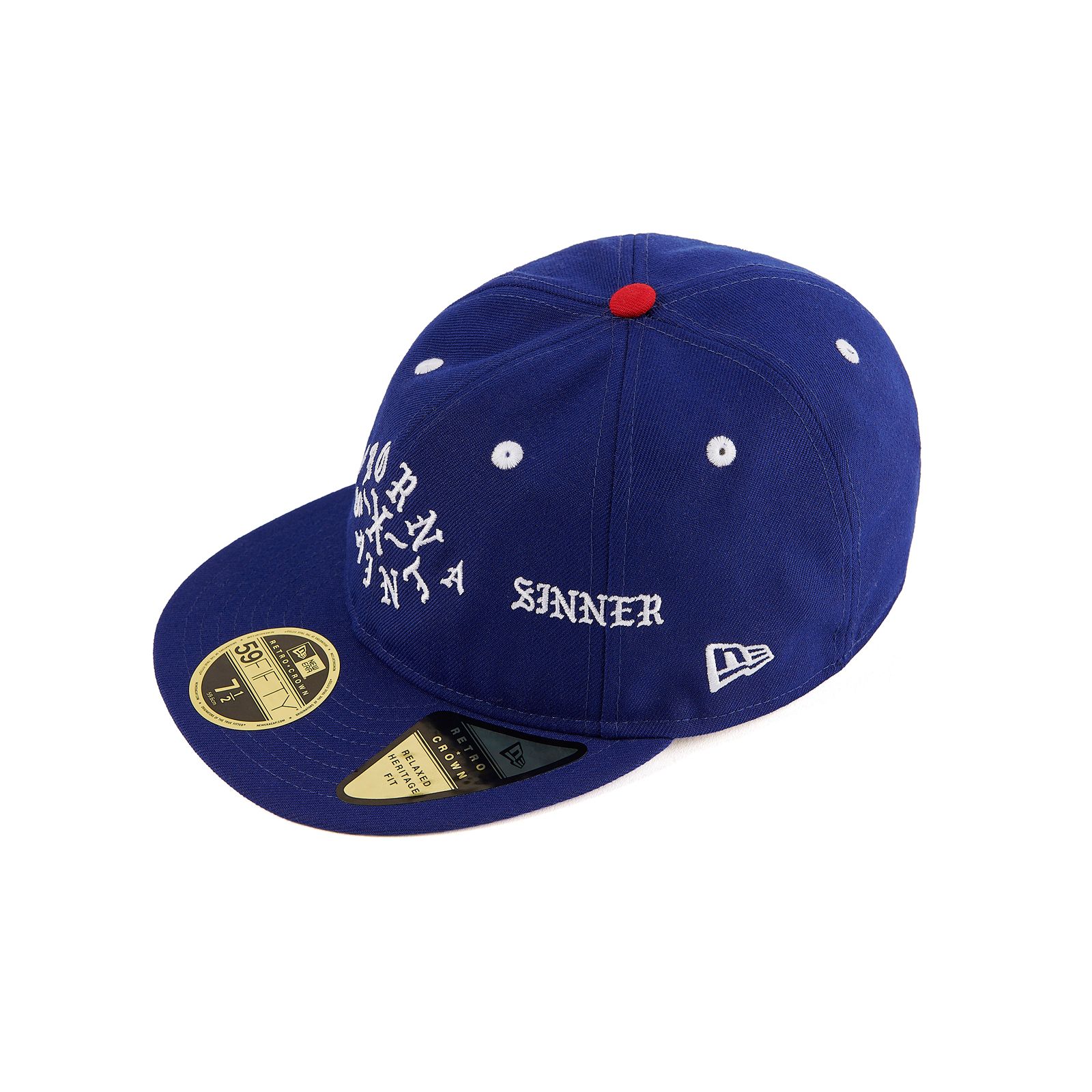 SAINT M×××××× - [4月6日(土)10時発売!!] 【限定】SM-YS8-0000-C14 / BR_CAP / BORN SAINT  / BLUE / 59FIFTY / ベースボールキャップ (ブルー) | Confidence