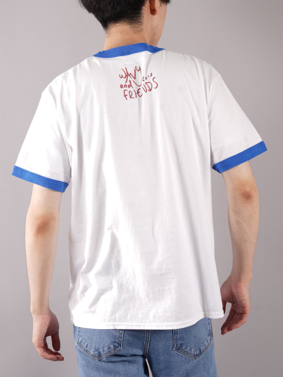 WTY-002 / Tシャツ (ホワイト/ブルー)
