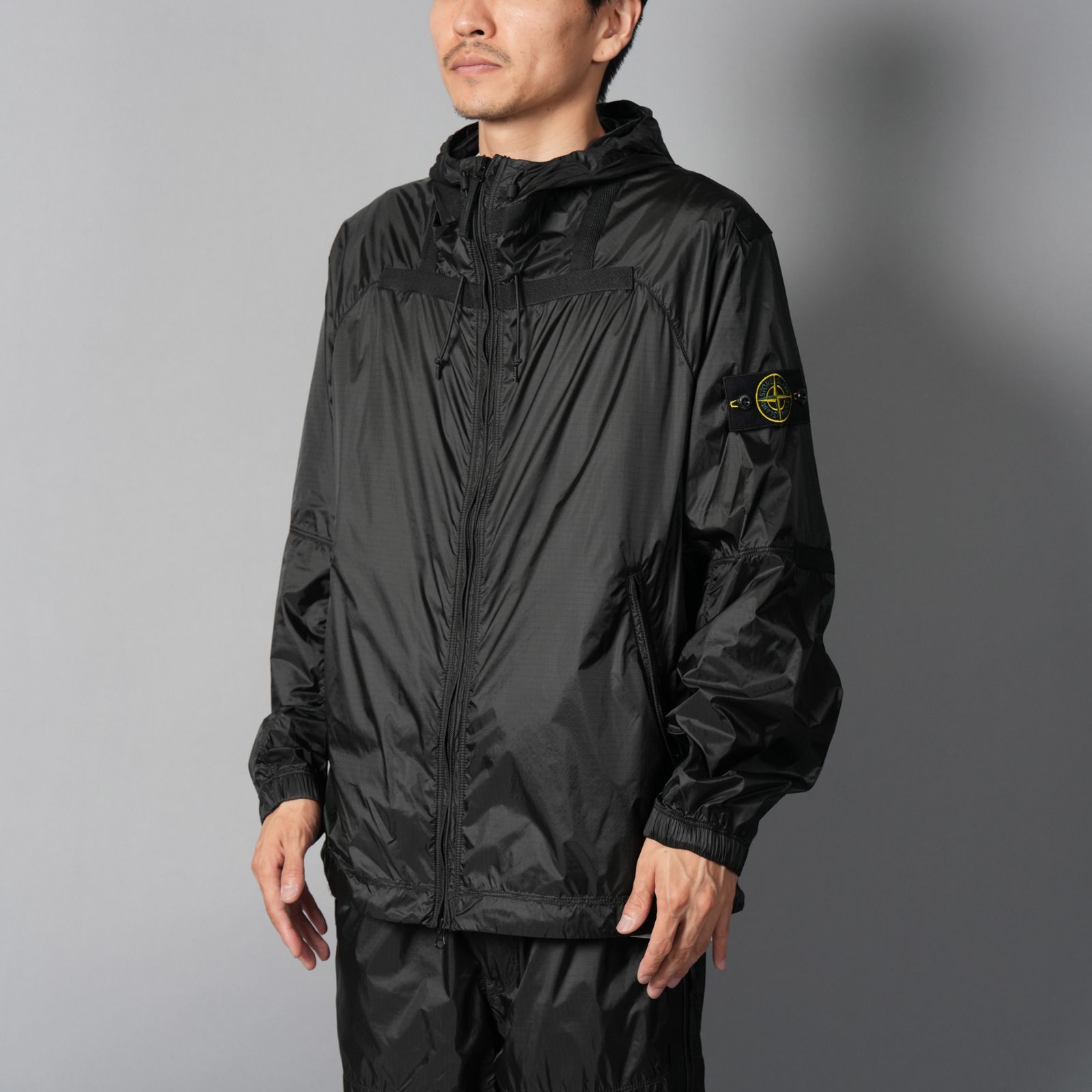Q100008 / RIPSTOP LIGHT HT NYLON / ナイロンジャケット [コーデュラ][リップストップ](リードグレー)
