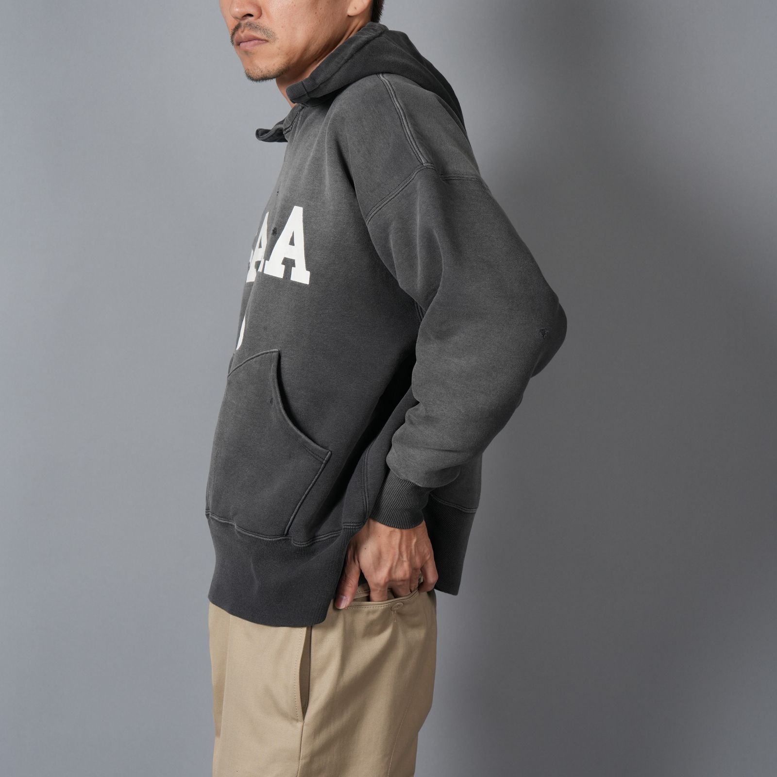 【残りわずか】SM-HR1-0000-C58 / BB_AFTER HOODED DBL FC / SAA / NVY / パーカー・フーディー (ネイビー)